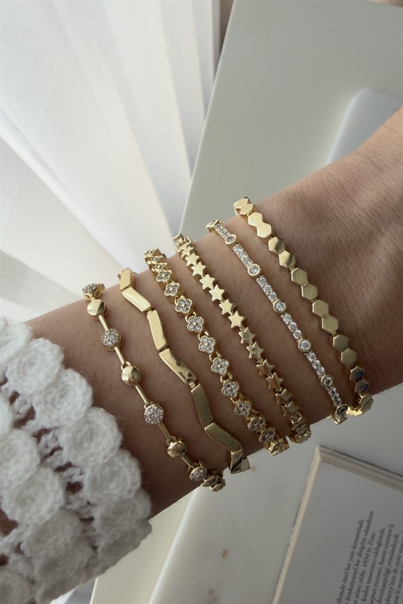 Özel Seri Yıldız Plaka Bileklik