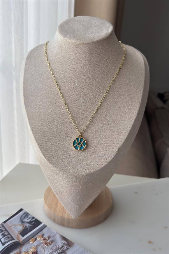 Özel Seri Zirkon Taşlı Yıldız Kolye 