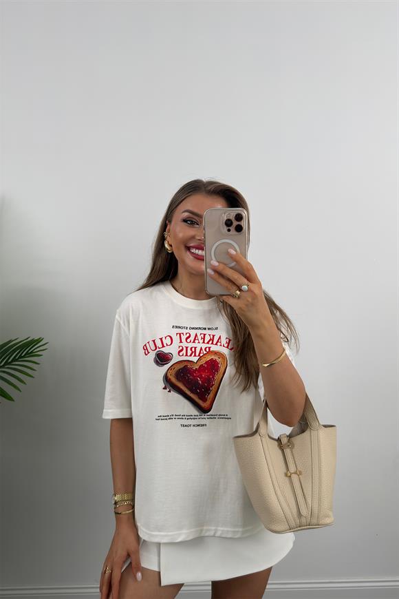 Paris İkonik Yaz Serisi %100 Pamuklu Tshirt