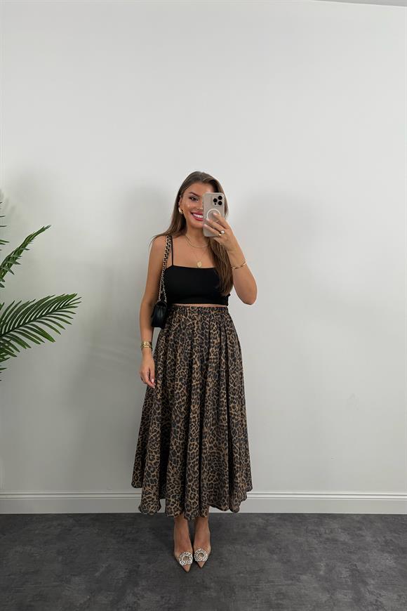 Perry Premium Seri Maxi Boy Leopar Tensel Etek