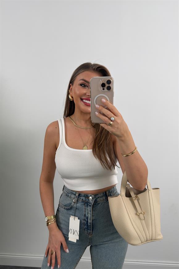 Premium Kalite Paçası Kesik Toparlayıcı Boyfit Jean Vintage Mavi 1018 