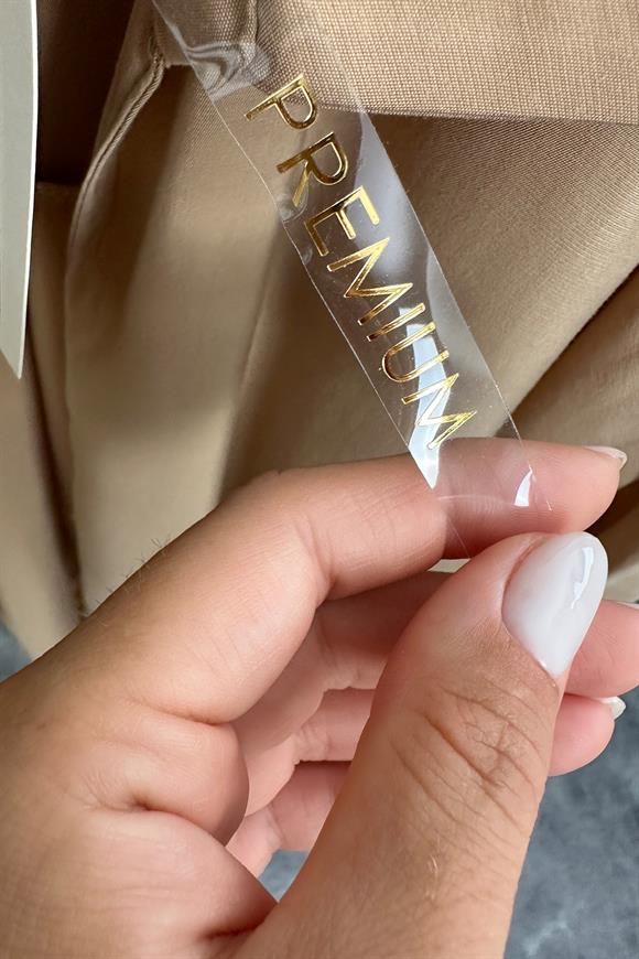 Premium Kalite Tensel Modal Kumaş Şort Gömlek Takım Soft Camel