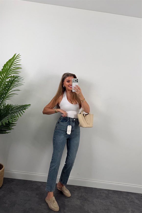 Premium Seri Kalem Paça Ütülü BF Jean 1019 VİNTAGE Mavi