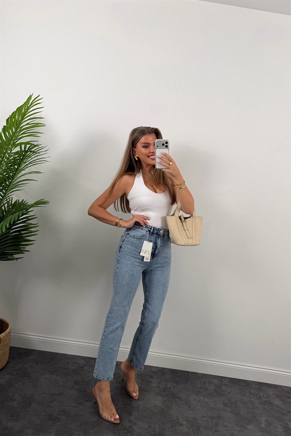 Premium Seri Kalem Paça Ütülü BF Jean 520 Mavisi 1001