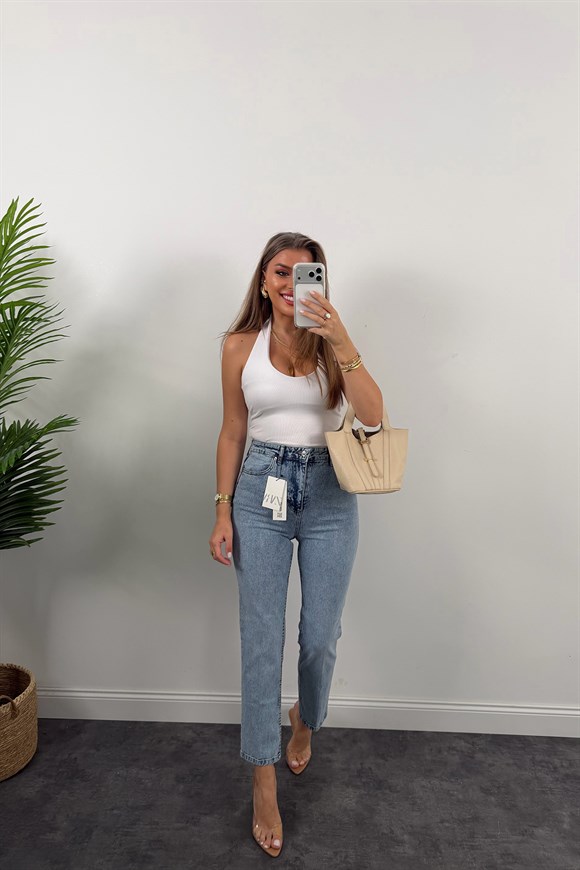 Premium Seri Kalem Paça Ütülü BF Jean 520 Mavisi 1001