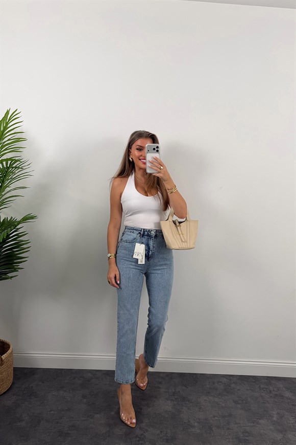 Premium Seri Kalem Paça Ütülü BF Jean 520 Mavisi 1001