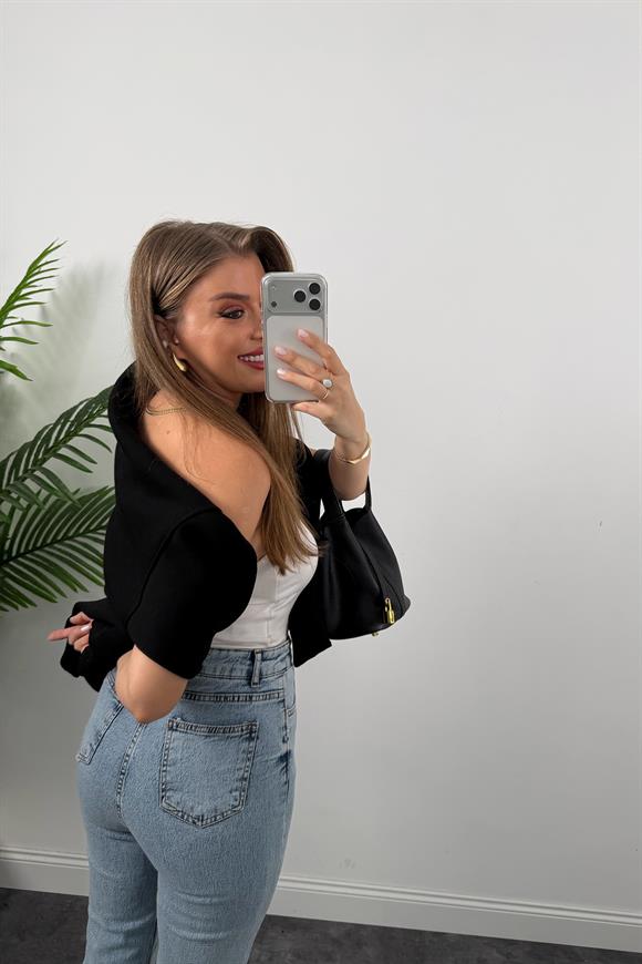 Premium Seri Paçası Dikişli Bf Jean Pantolon Light Blue 1006