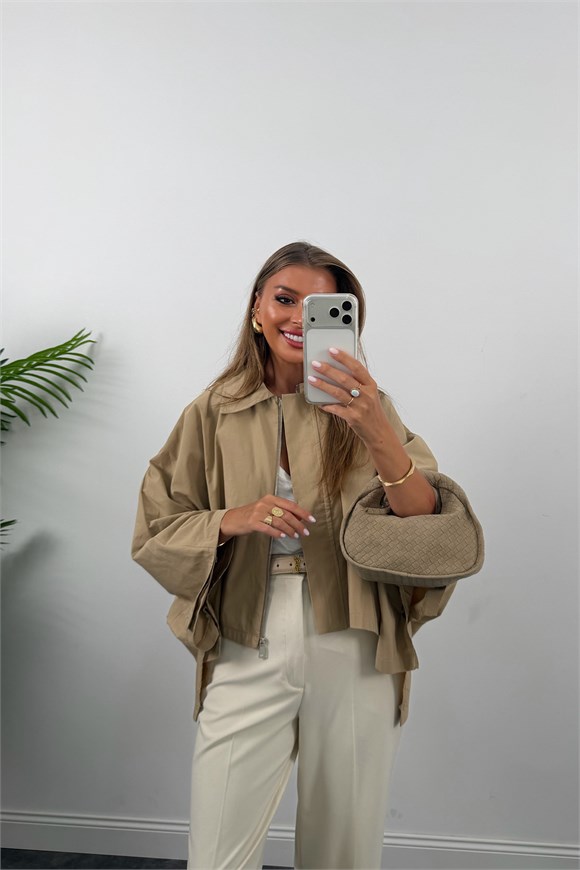 Premium Seri Panço Trençkot Camel 