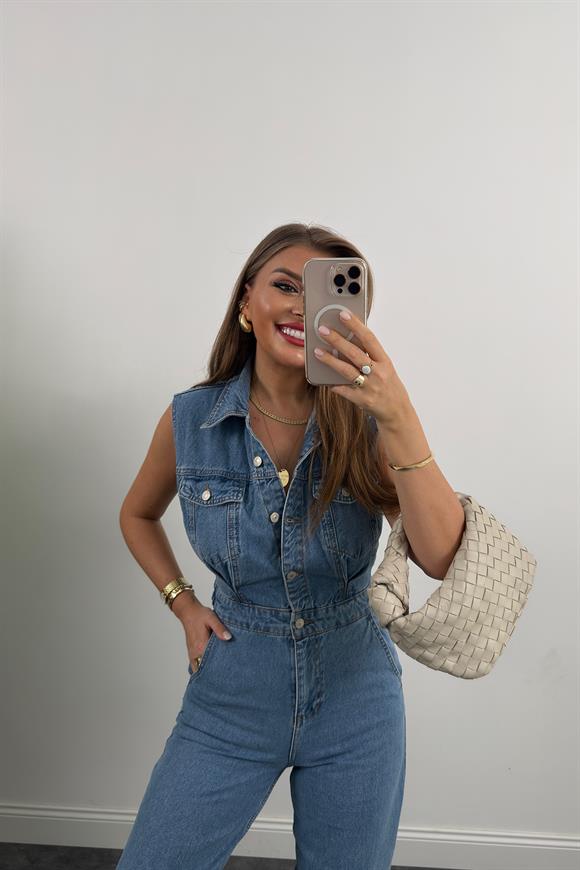 Premium Seri Sıfır Kol Jean Tulum