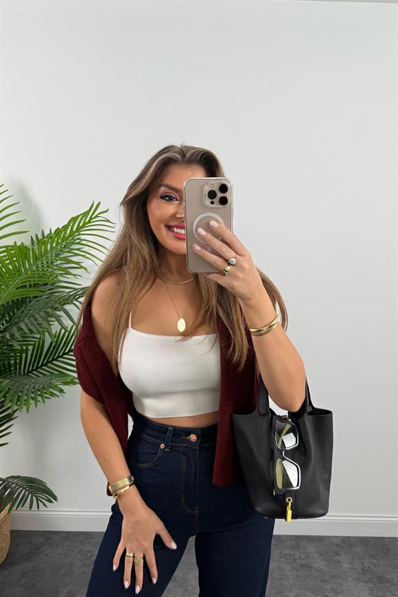 Premium Seri Yüksek Bel Palazzo Jean Lacivert