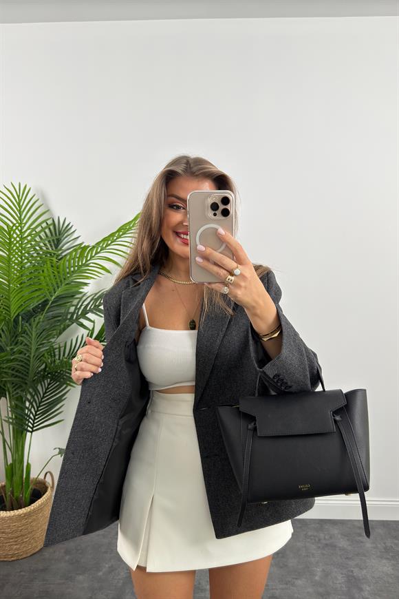 Premium Seri Yünlü Blazer Ceket Antrasit