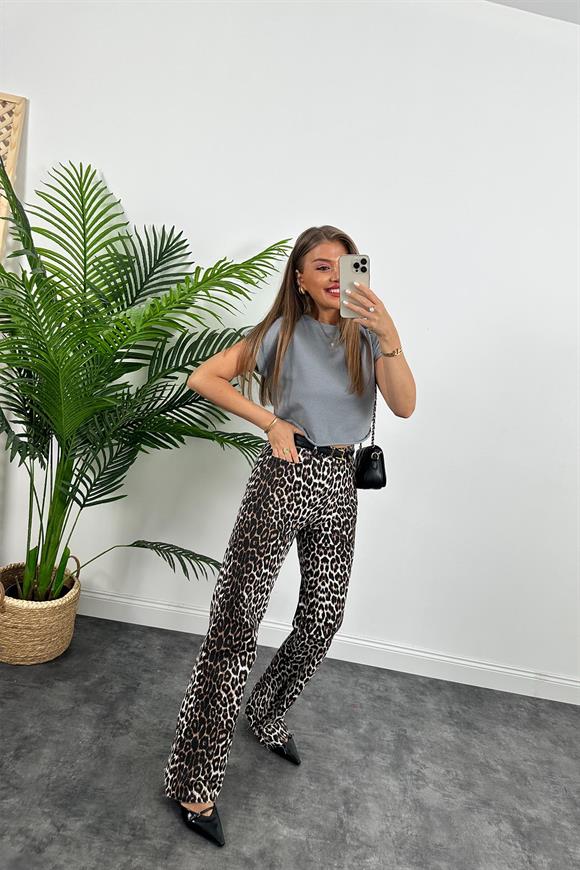 T Kol Özel Kumaş Tam Pamuklu Premium Basic Tshirt Gri