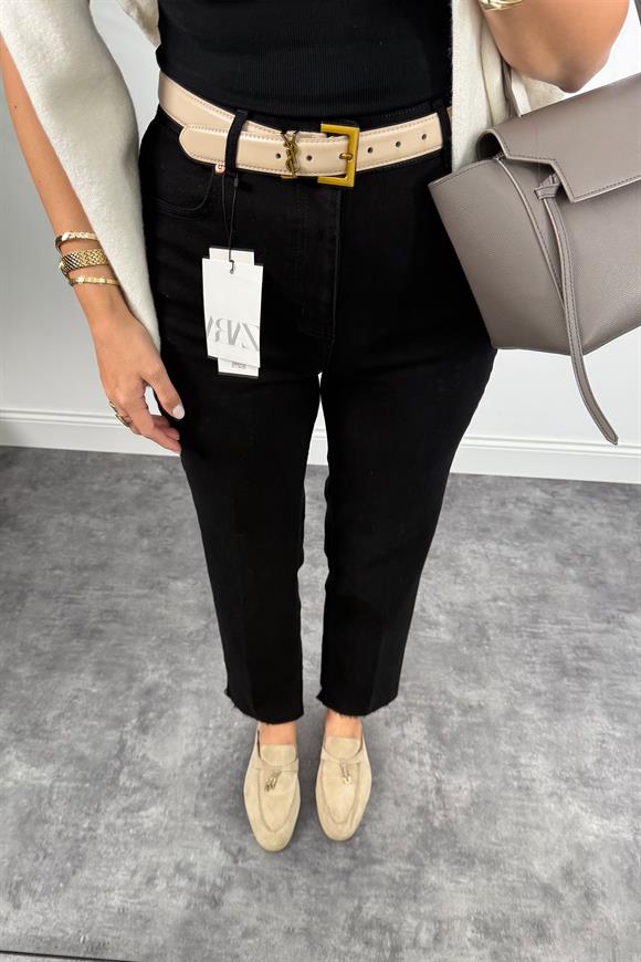 Ütülü Paça Premium Seri Bf Jean Siyah