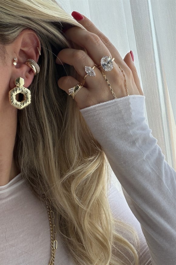 Xupıng Altıgen Model Küpe