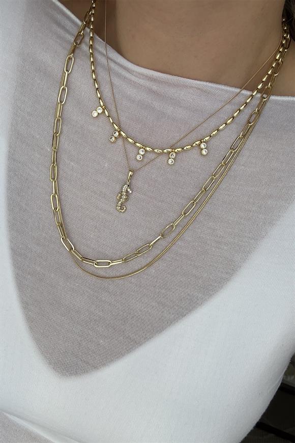 Xupıng Deniz Atı Kolye