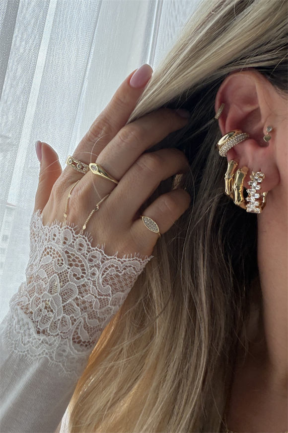 Xupıng Kemik Model Küpe