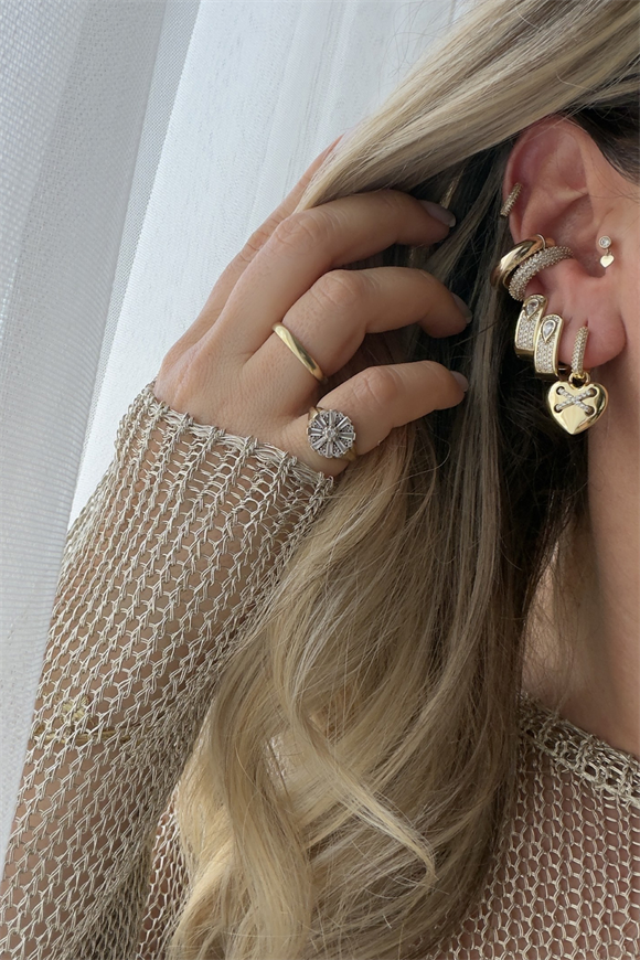 Xupıng Marka Model Kalp Küpe