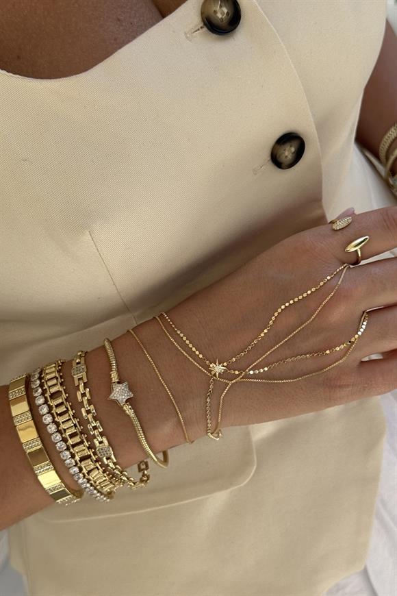 Xupıng Marka Model Yıldız Ve Kalp Bileklik