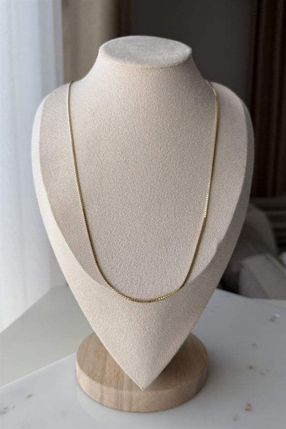 Xupıng Parıltılı Zincir Kolye 60cm