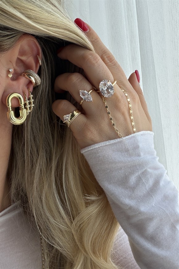 Xupıng Plaka Model U Küpe