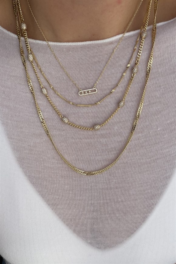 Xupıng Singapur Zincir Kolye 60cm