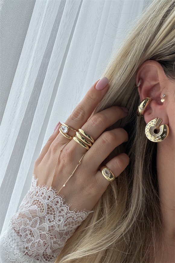 Xupıng Taşlı C Küpe