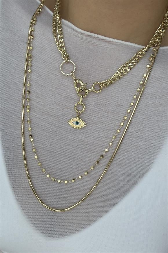 Xupıng Yılan Zincir Kolye (60 cm)