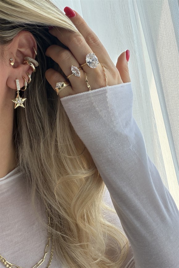 Xupıng Yıldız Model Set Küpe