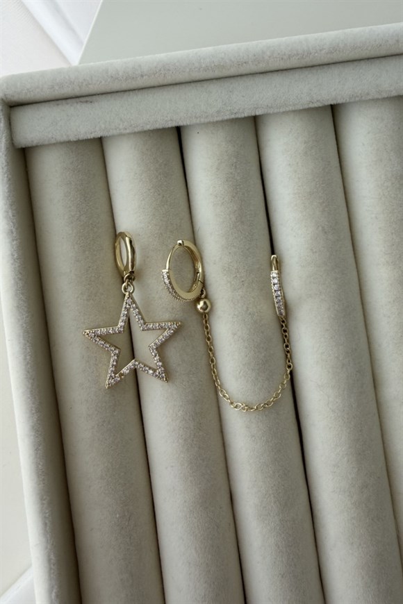 Xupıng Yıldız Set Küpe