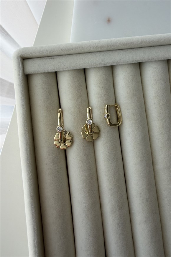 Xupıng Yonca Model Set Küpe