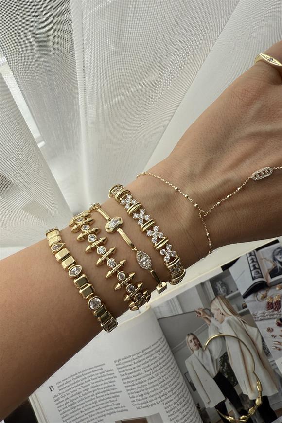 Xupıng Zirkon Taşlı Ox Marka Model Bileklik