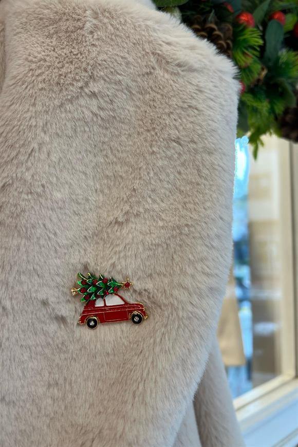 Yeni Yıl Araba Broş