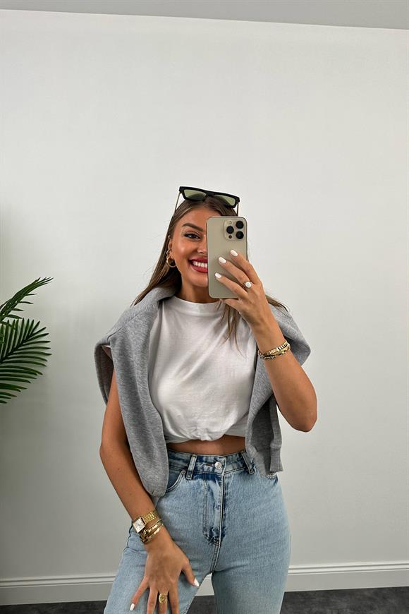 Zra Kesik Paça Flare Jean Light Blue