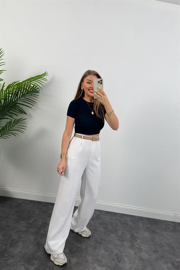 Zra Likralı Pamuklu Çelik Dokuma Basic Body Lacivert