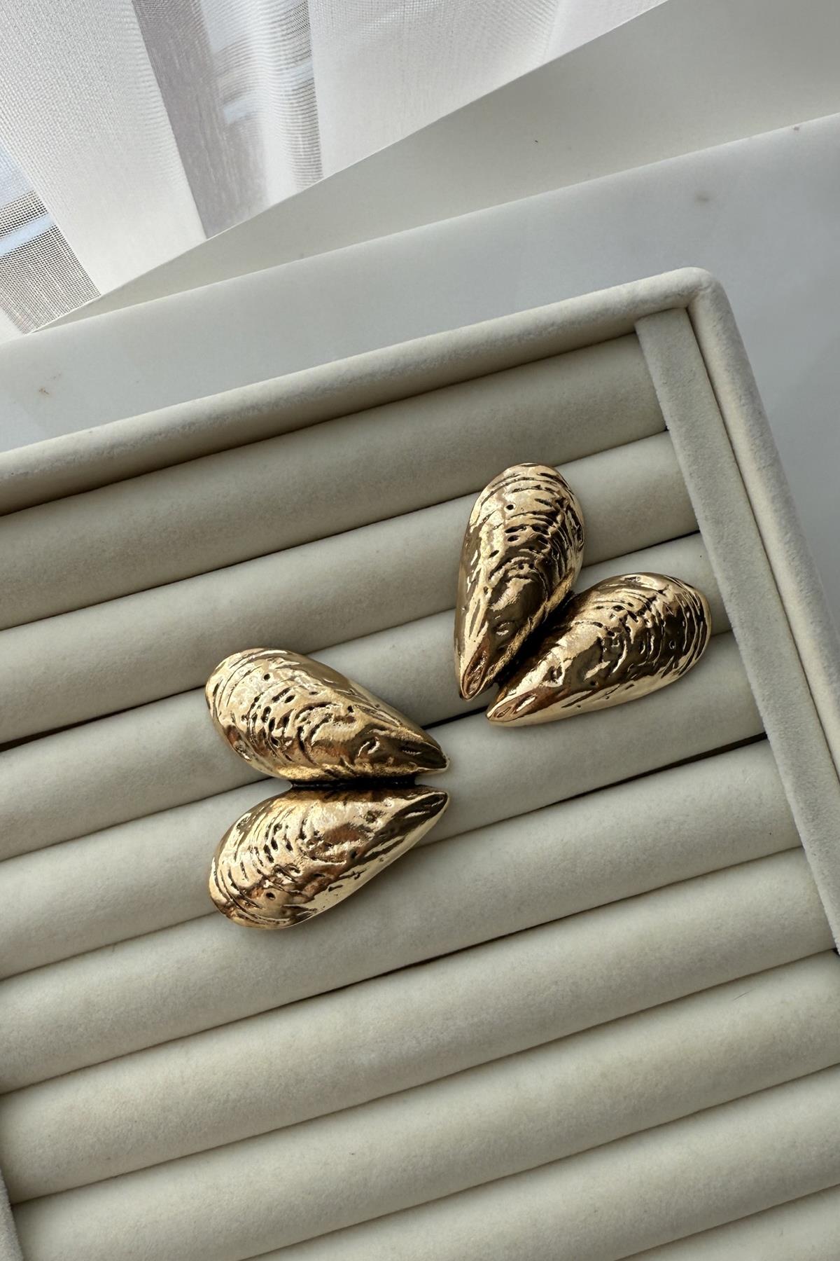 Marka Model Kalp Midye Küpe