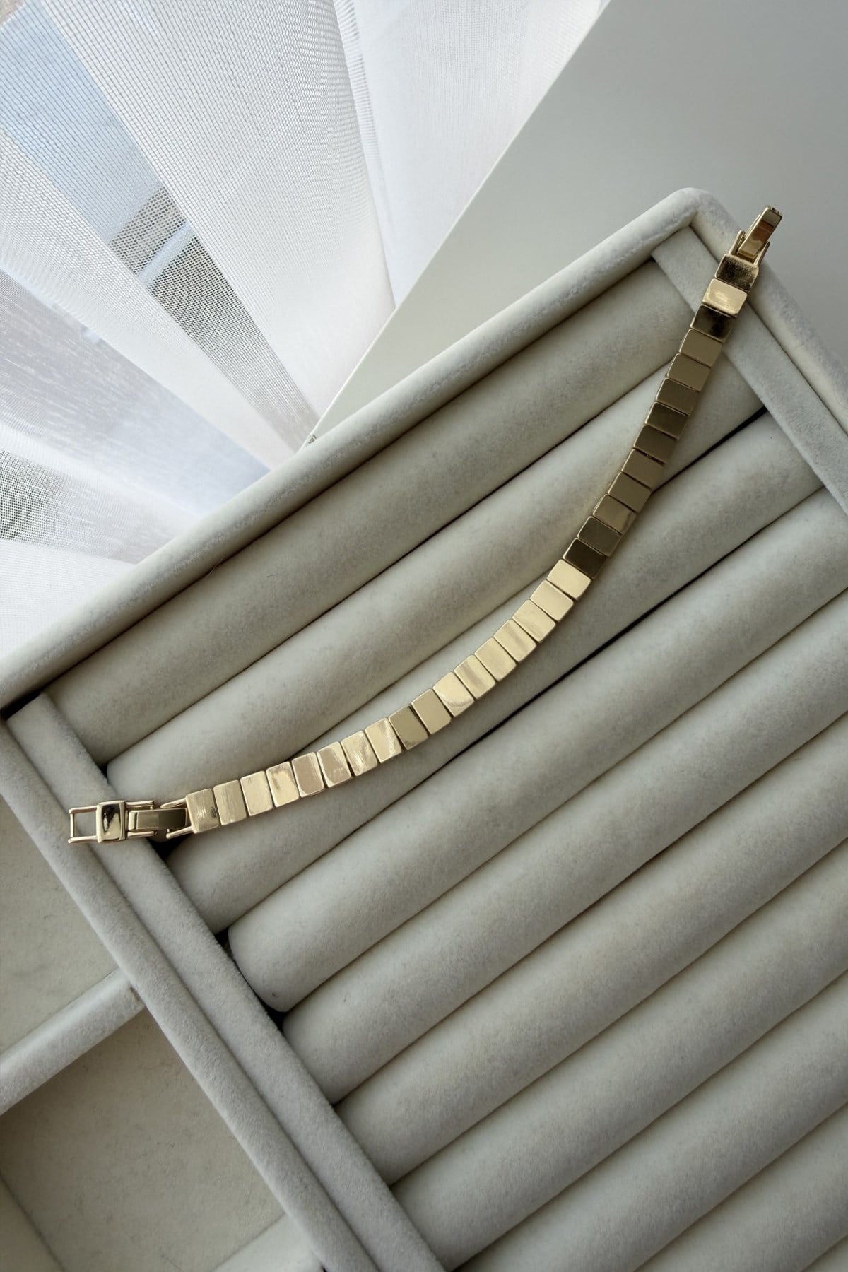 Özel Seri Düz Plaka Model Bileklik