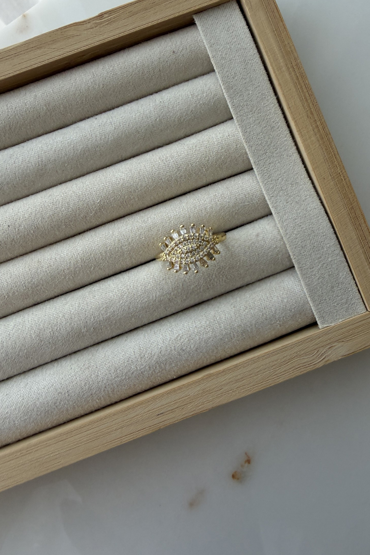 Özel Seri Göz Model Serçe Parmak Yüzüğü