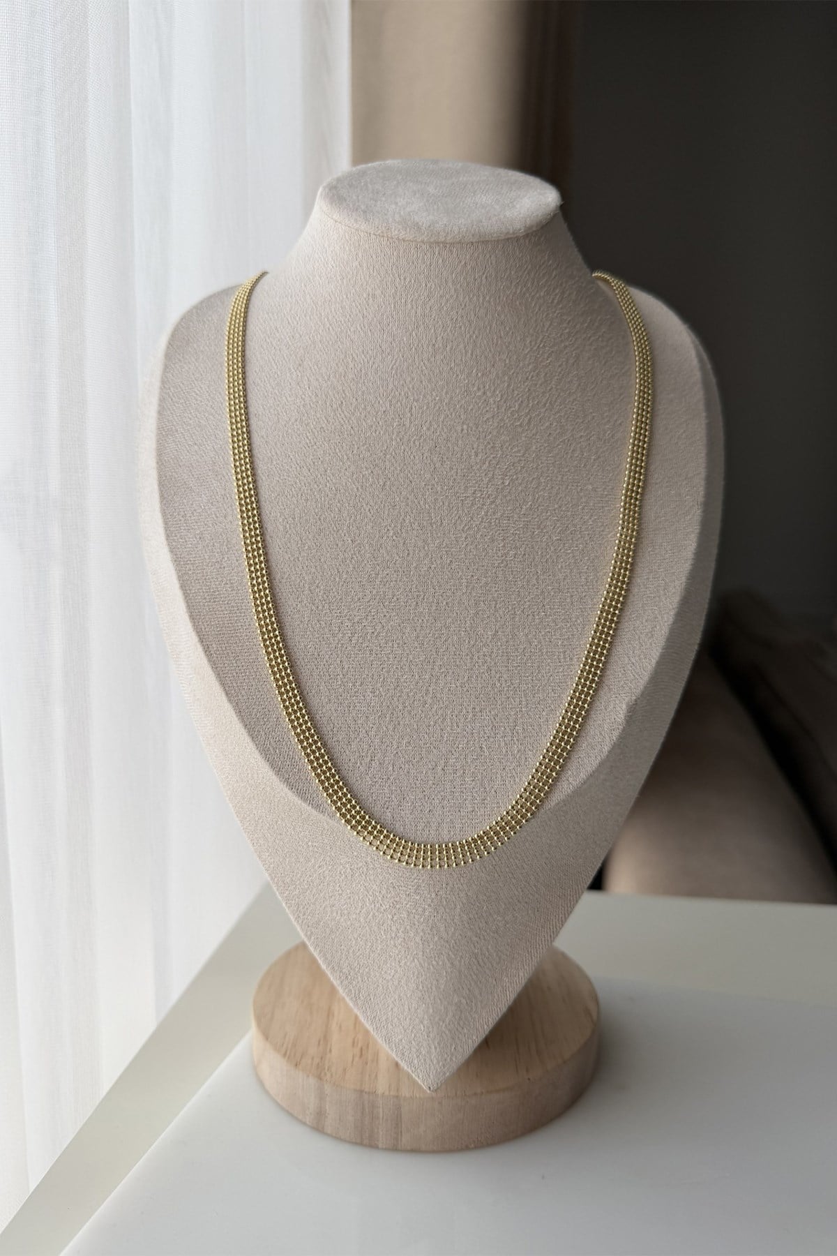 Özel Seri Hasır Zincir Kolye 60 cm