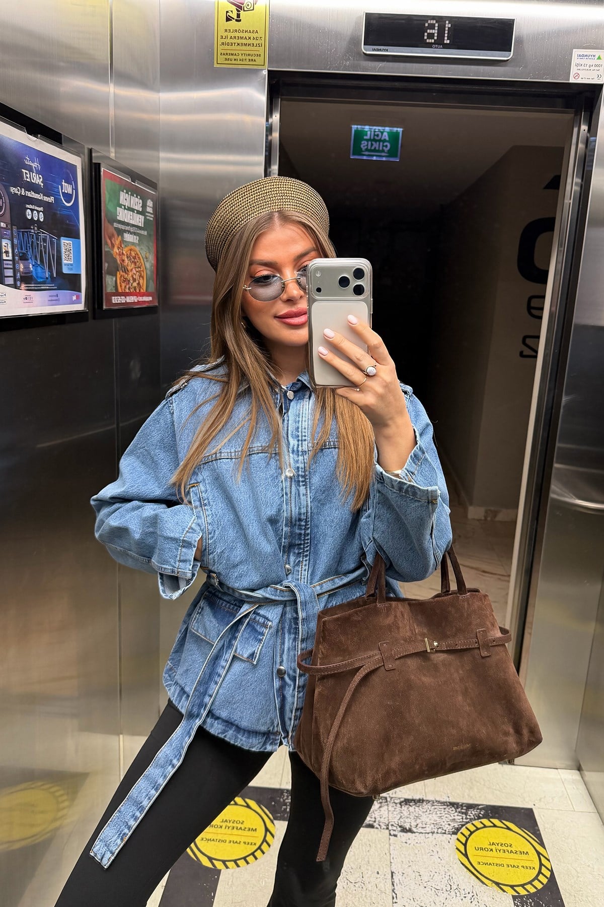 Premium Seri Apoletli Jean Trençkot