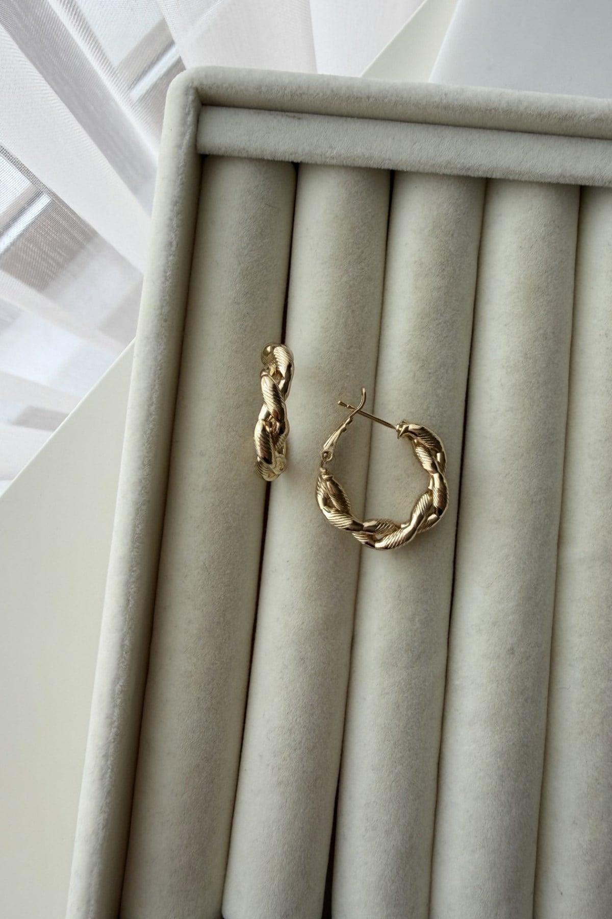 Xupıng Örgü Halka Küpe