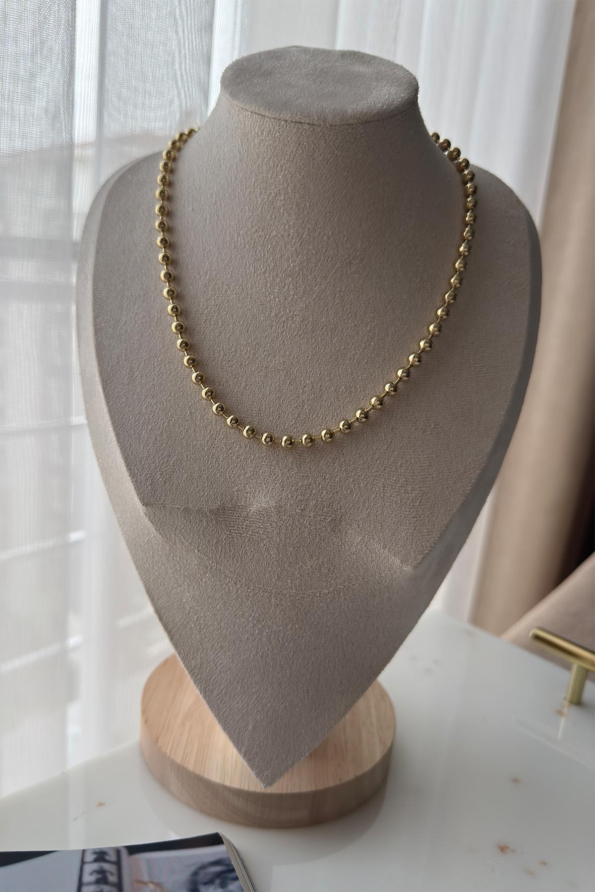 Xupıng Top Zincir Kolye