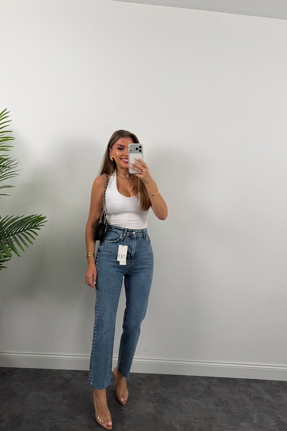 Yanı Zımbalı Premium Bf Jean 1004 Klasik Mavi