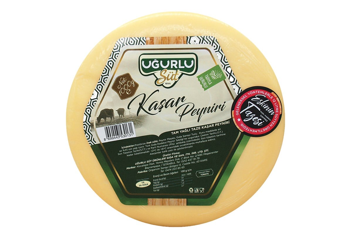 1000 gr. Göbek Kaşar Peyniri
