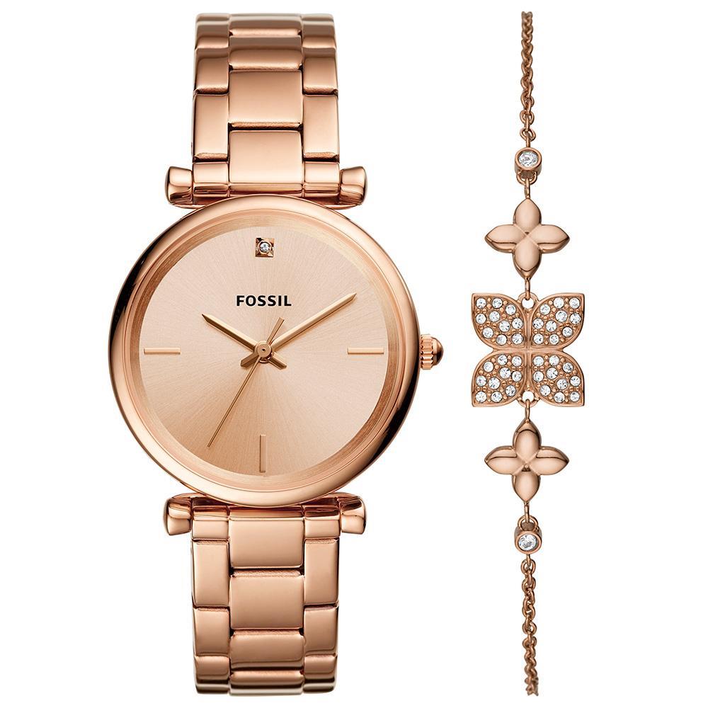 Fossil FES4685SET Kadın Set Kol Saati ve Bileklik