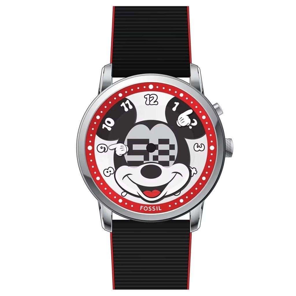 Fossil FLE1232 Disney x Fossil Limited-Edition Mickey Mouse Big Tic Erkek Kol Saati