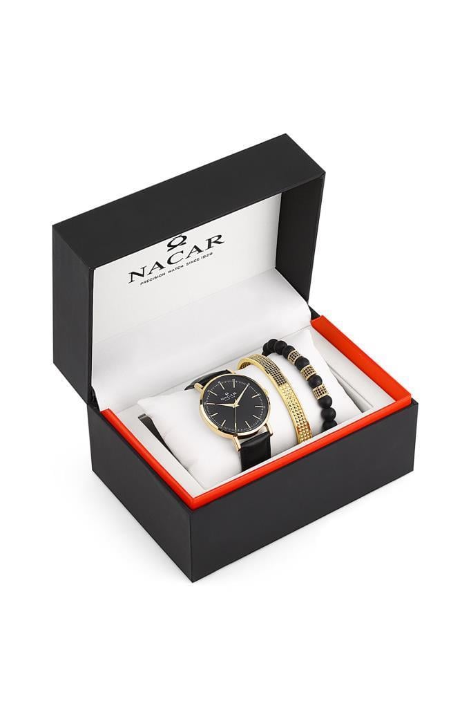 Nacar 36-291038-DBL1-SET Erkek Kol Saati