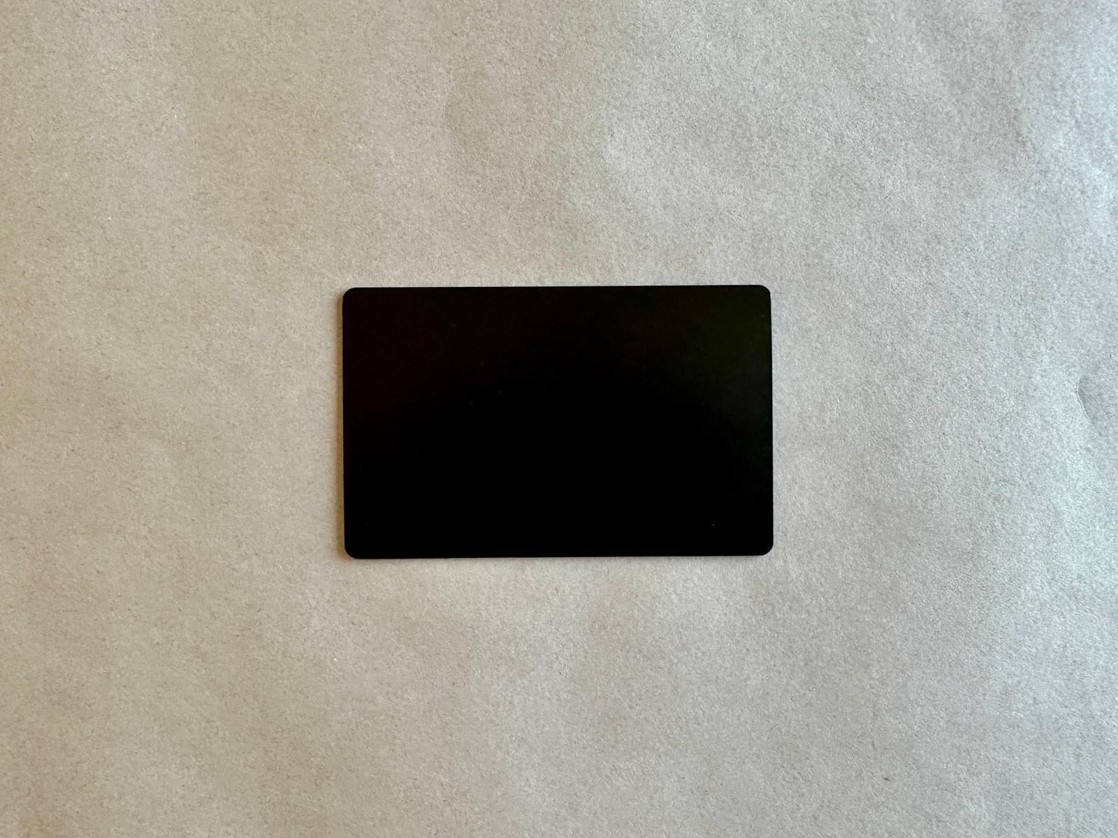 Metal NFC Kart Black NTAG213