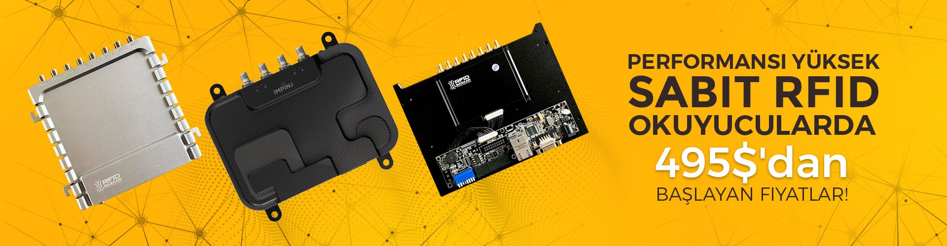 Performansı Yüksek Sabit RFID okuyucularda 495$'dan başlayan Fiyatlar!