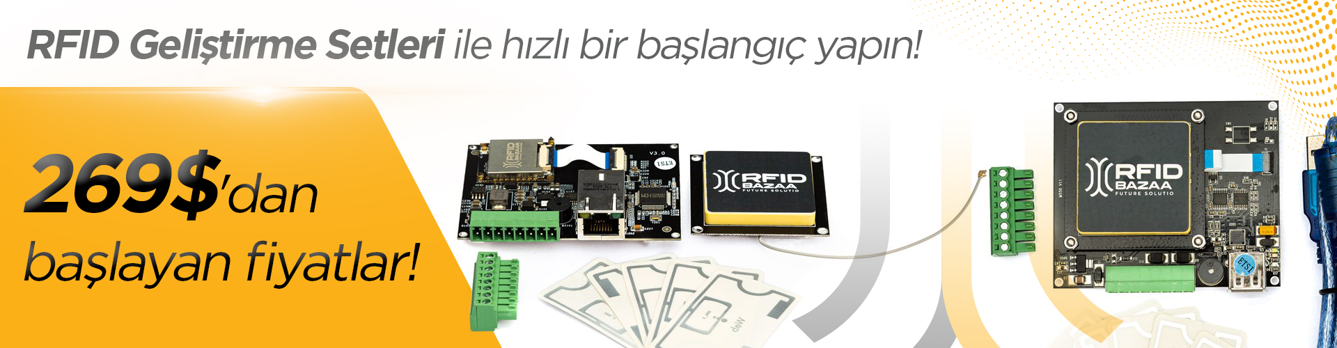 RFID Geliştirme Setlerinde 269$'dan başlayan fiyatlar!