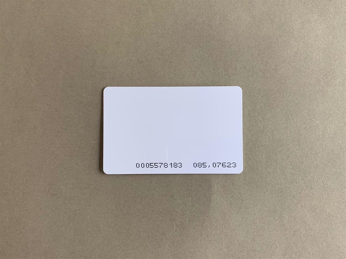 125Khz Proximity Kart - PVC